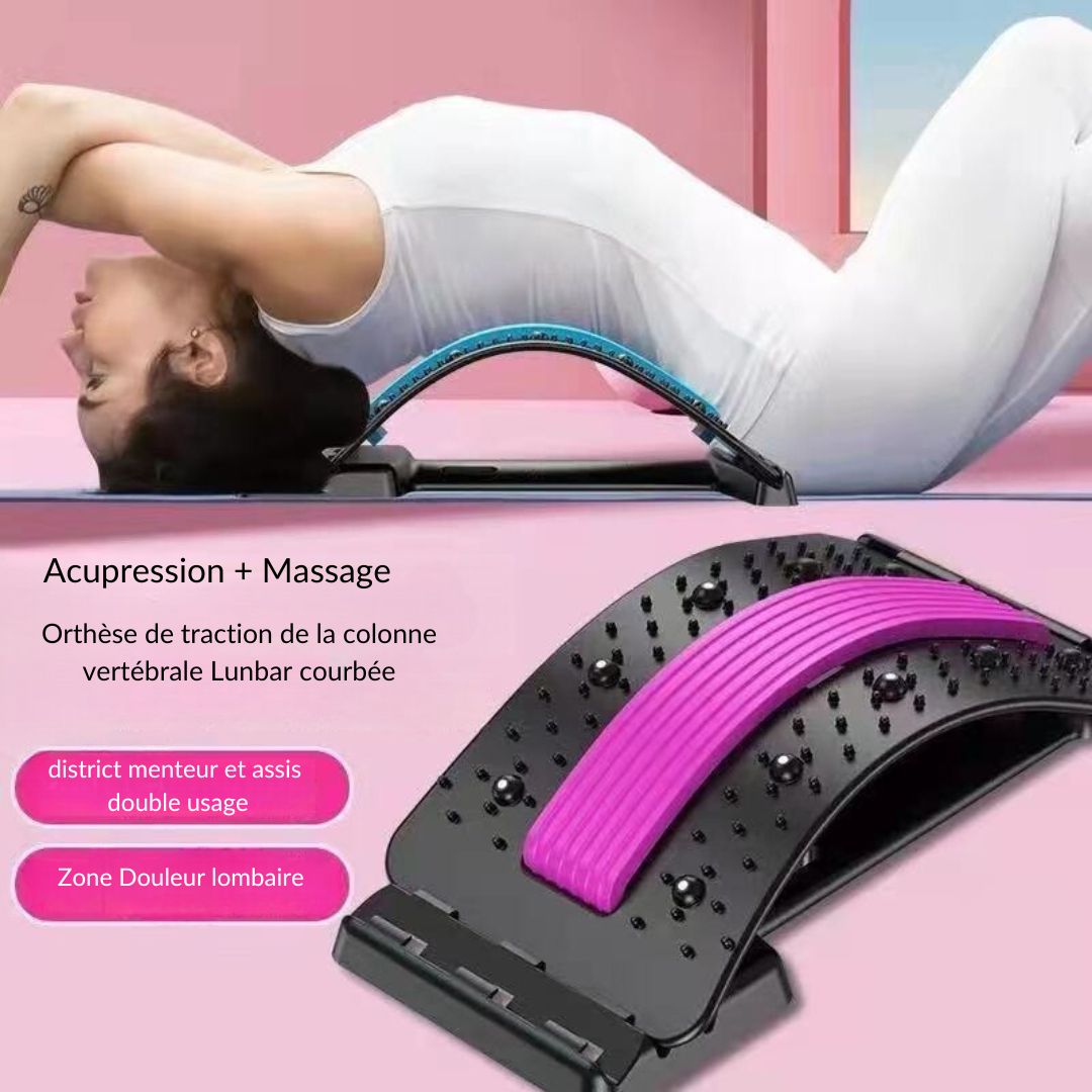 Soulagement musculaire ciblé  – Massage magnétique pour le dos